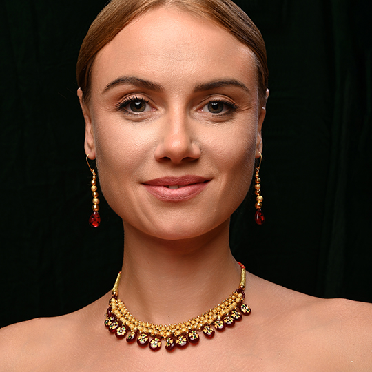 Monalisa Crimson Aura Set